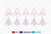 Personalized Christmas Tree Wood Svg, a Pattern Graphic by Lasercutiny (Thumbnail 2 of 2)