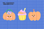 Cute Halloween Cat and Ghost Clipart, an Illustration by Nattapohncha (Thumbnail 3 of 4)