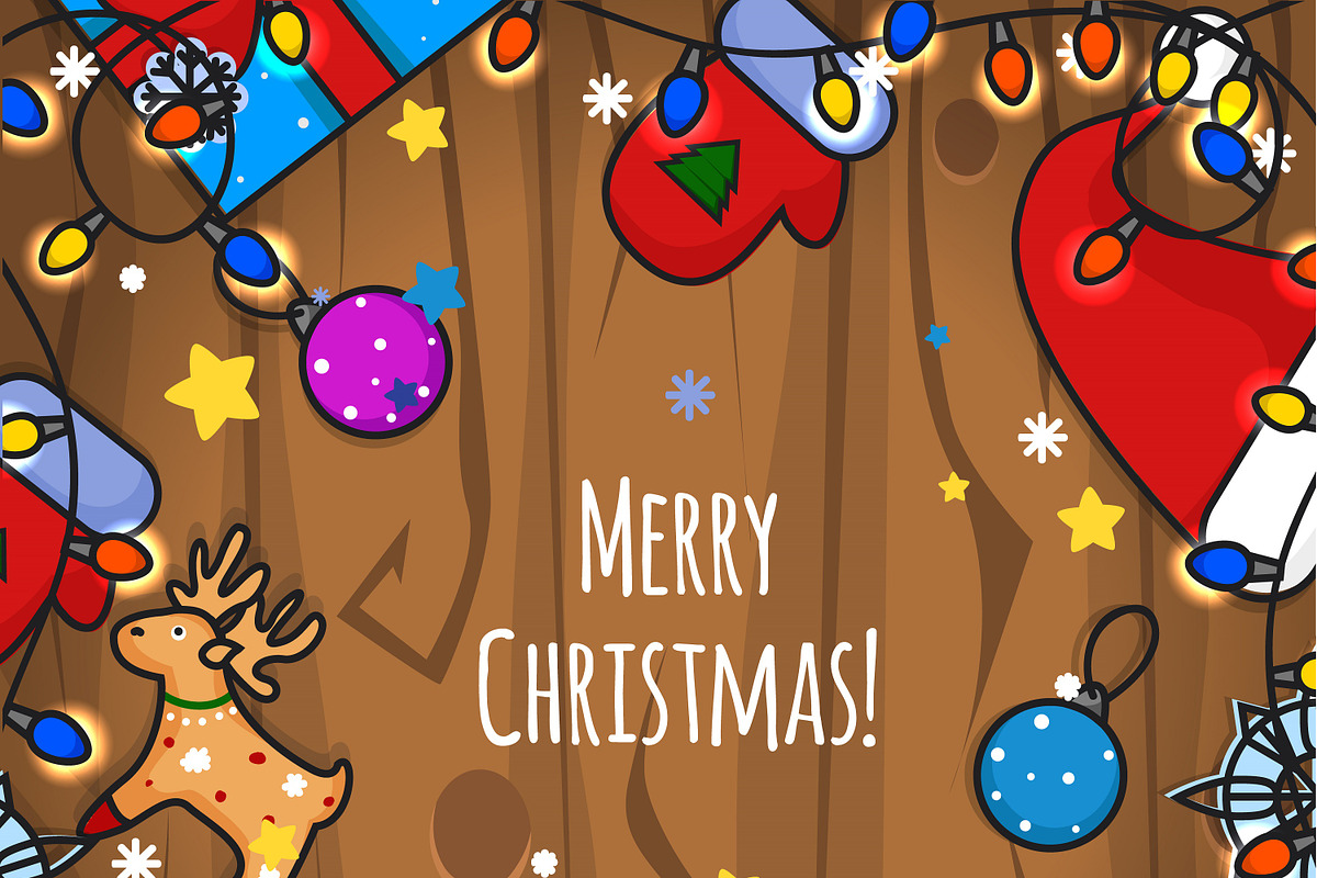 Merry Christmas Card Big Set!, an Illustration by JUBO (Photo 3 of 8)