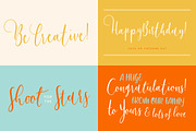 Bouncy Castle Calligraphy Font, a Script Font by Tom Chalky (Thumbnail 4 of 10)