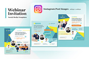 Webinar Invitation Social Media Pack, a Social Media Template by kinzi21 (Thumbnail 2 of 4)