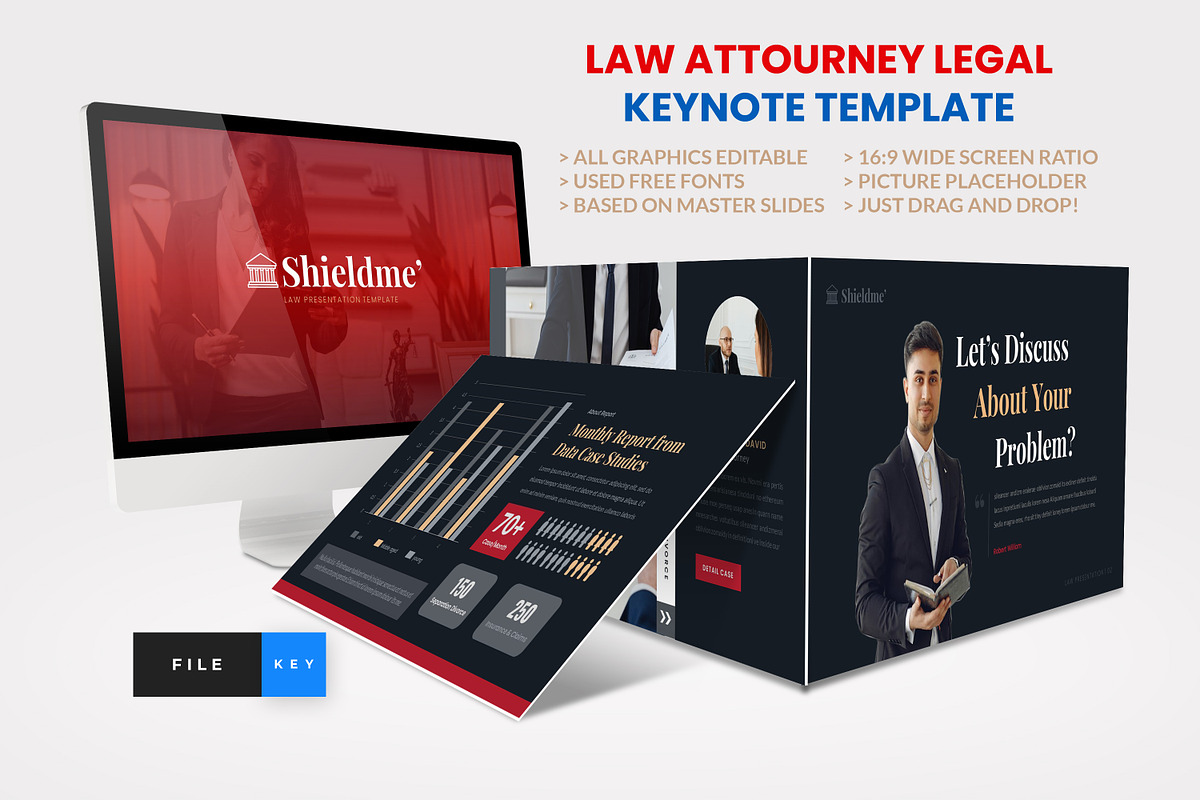 Law Attourney Legal Keynote, a Presentation Template by Art StoreID (Photo 1 of 5)