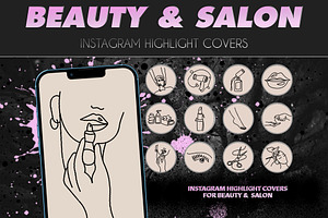 Beauty Instagram Highlight Covers