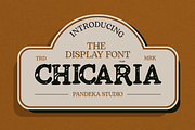 Chicaria - Vintage Display Font, a Slab Serif Font by Pandeka Studio (Thumbnail 1 of 9)