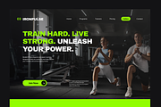 Figma Gym & Fitness Landing Page, a Landing Page Template by Musara (Thumbnail 3 of 6)