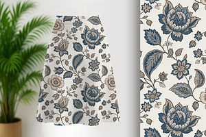 Vintage Floral Seamless Repeat