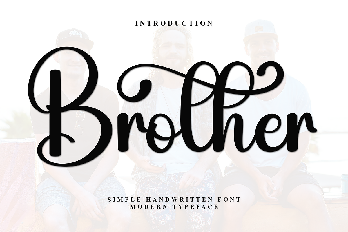 Brother, a Handwritten Font by InermediaSTUDIO (Photo 1 of 7)