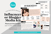 Media Kit Template for Canva, a Marketing Template by Blissful Pixels (Thumbnail 1 of 2)