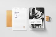 Notepad Mockup, an Advertising Mockup by Xtrahive (Thumbnail 1 of 2)