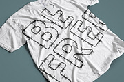 Barbed Wire Font, a Font by Handmadefont (Thumbnail 6 of 9)
