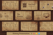 History Presentation Template, a Presentation Template by BumbleGraph Studio (Thumbnail 1 of 4)