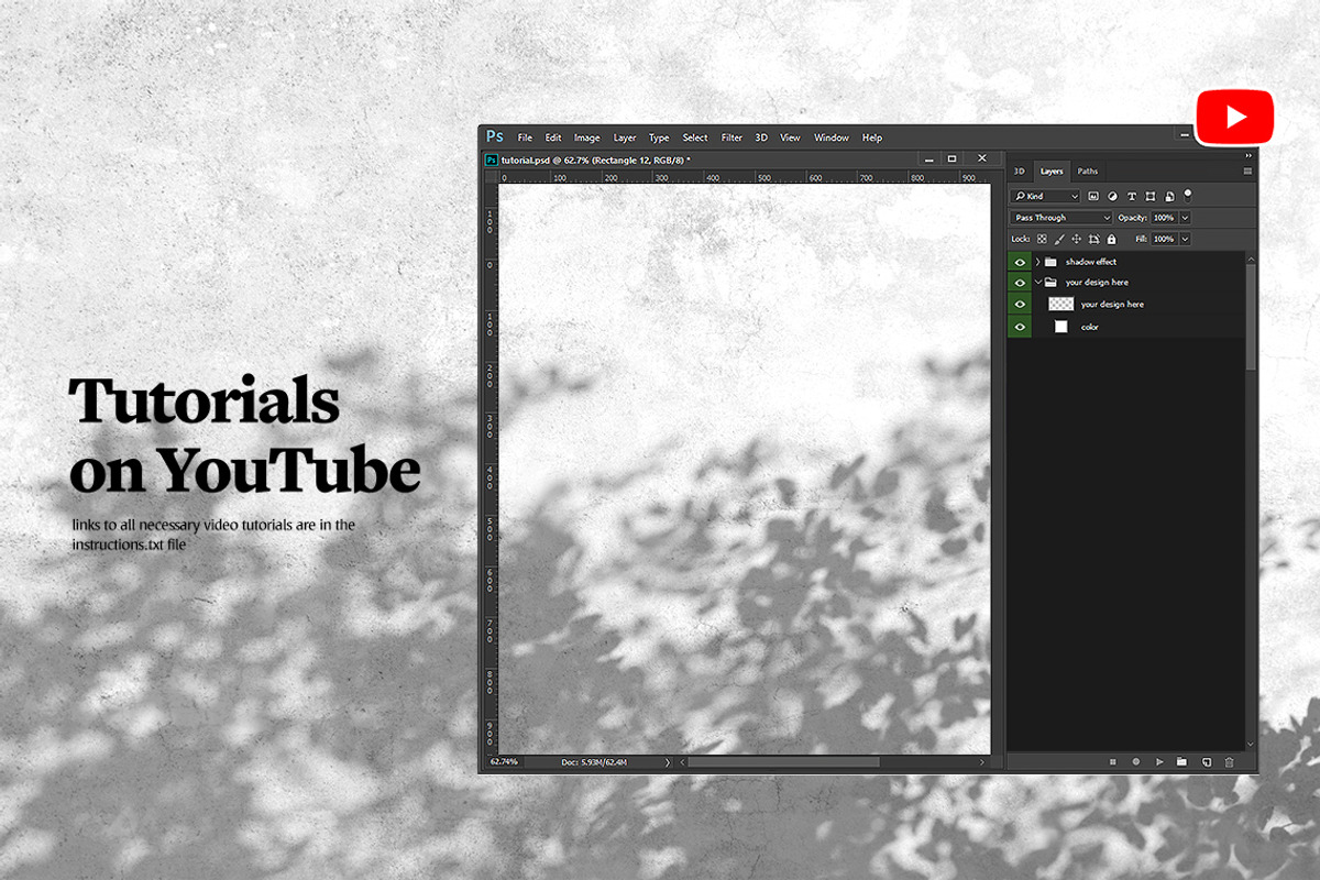 Plant Shadow Backdrops Video Bundle, a Mockup by rebrandy (Photo 23 of 24)