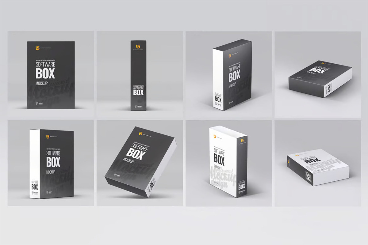 Software Box Mock-up, an Advertising Mockup by Se٧enStudio (Photo 9 of 10)