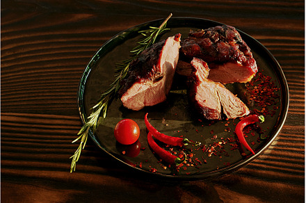 Prepared meat with pepper and, a Food & Drink Photo by Oleksandr Berezko