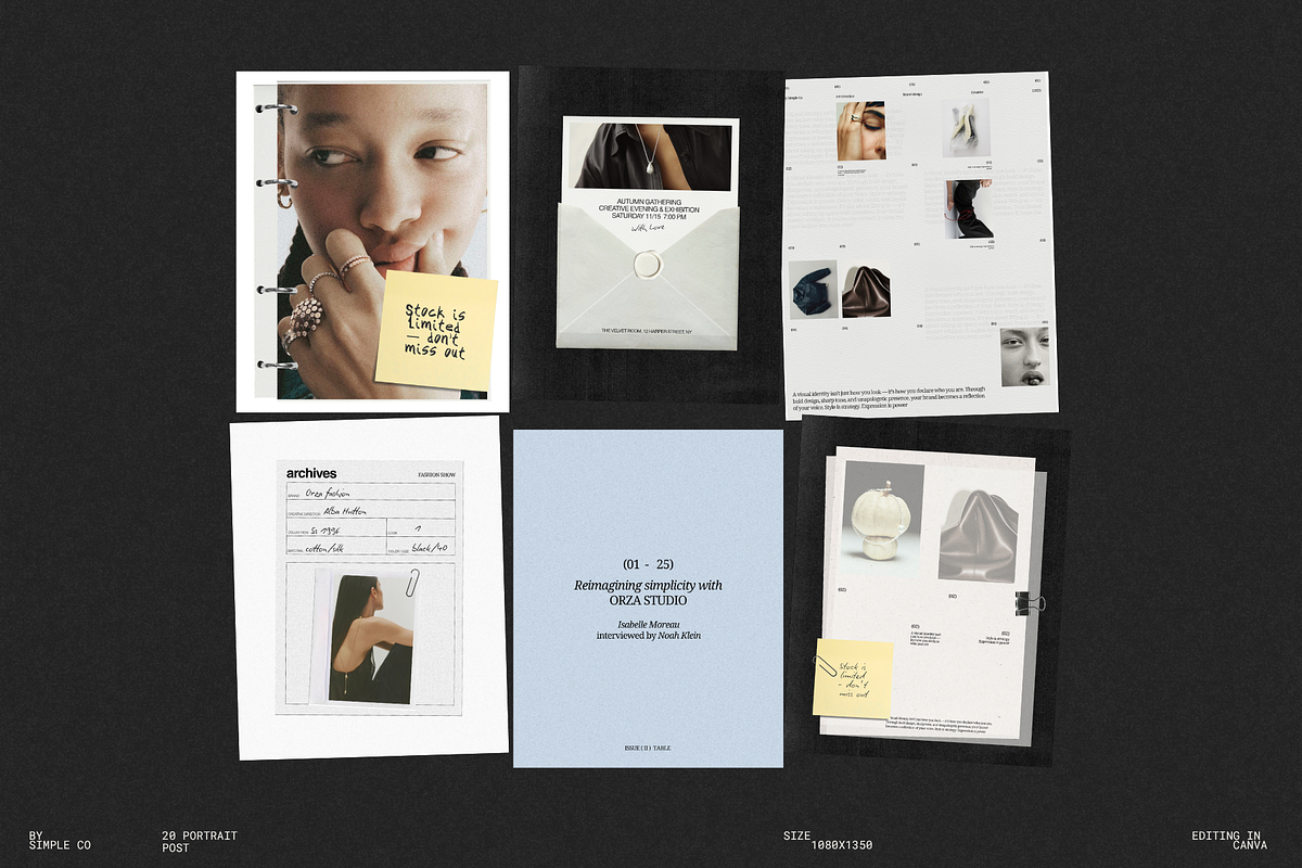 ORZA BUNDLE | ALL TEMPLATES, a Social Media Template by Simple có (Photo 4 of 6)