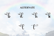 Winter Rainbow | Script Font, a Handwritten Font by Scratchones (Thumbnail 8 of 9)