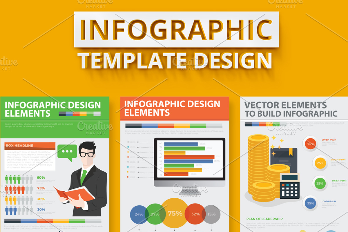 INFOGRAPHIC TEMPLATE BUNDLE, a Finance Illustration by The Craftsman (Photo 8 of 14)