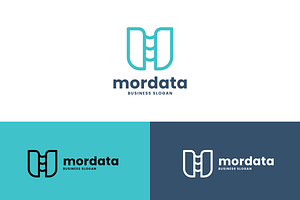 Mordata Letter M Logo, a Branding & Logo Template by Design_Planet