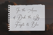 Gladyamor | Modern Calligraphy, a Script Font by Denustudios (Thumbnail 6 of 12)