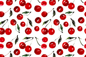 Very Berry Watercolor Patterns