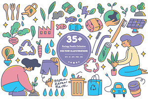 Fun Eco-Friendly Doodles Set
