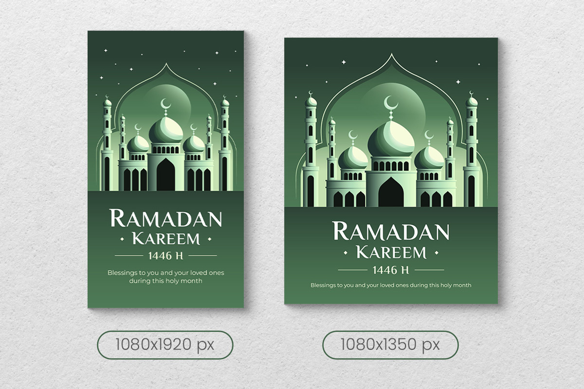 Ramadan Kareem Greetings Card Vol.1, a Social Media Template by muhisya (Photo 5 of 6)