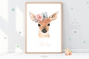 watercolor forest animal portraits, an Animal Illustration by beehouse studio (Thumbnail 9 of 11)