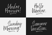 Black Borough Brush Font, a Script Font by sizimon (Thumbnail 6 of 9)