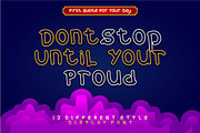 Mixy Missy - 12 Styles Display Font, a Sans Serif Font by PutraCetol Studio (Thumbnail 15 of 17)