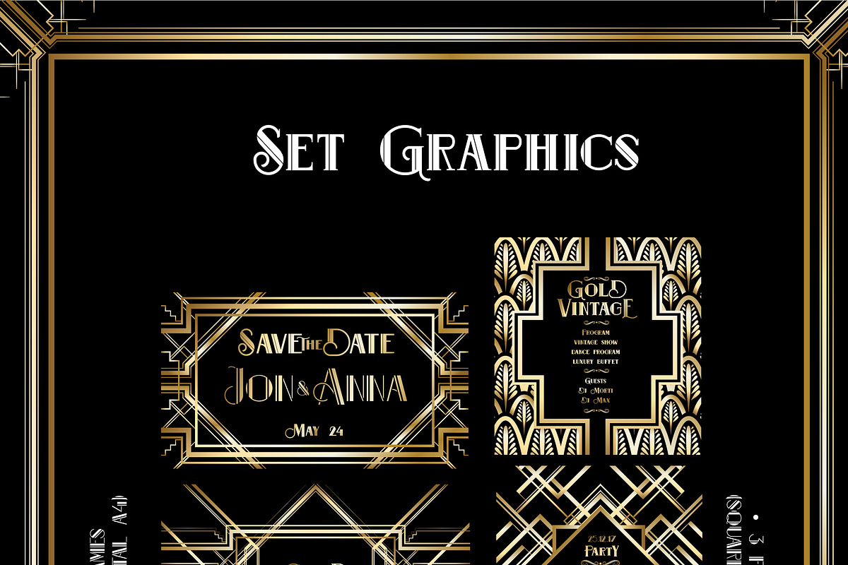 GISBERT font + vector background preview 6