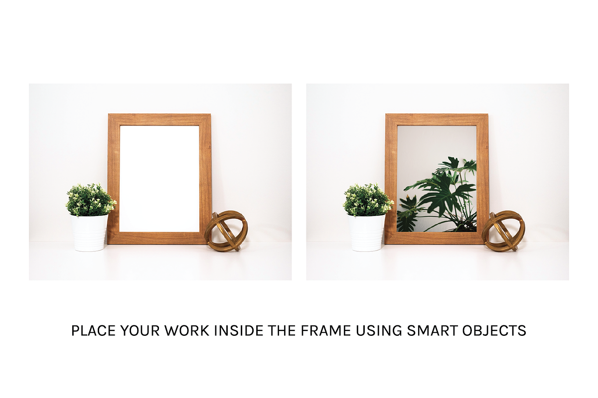 Frame Mockup Bundle - Monstera, a Household Mockup by Saguaro Digital (Photo 5 of 9)