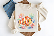 Watercolor Exotic Fish PNG Clipart, an Animal Illustration by RobertsArt (Thumbnail 6 of 7)