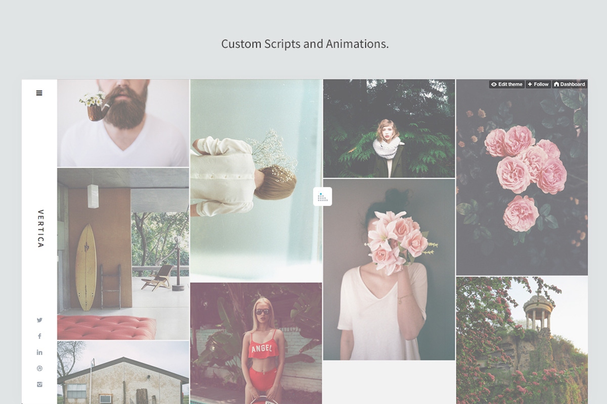 Vertica, a Websites & App Template by Ankor Themes (Photo 4 of 5)