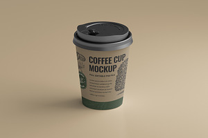 Delivery Coffee Cup Mockup