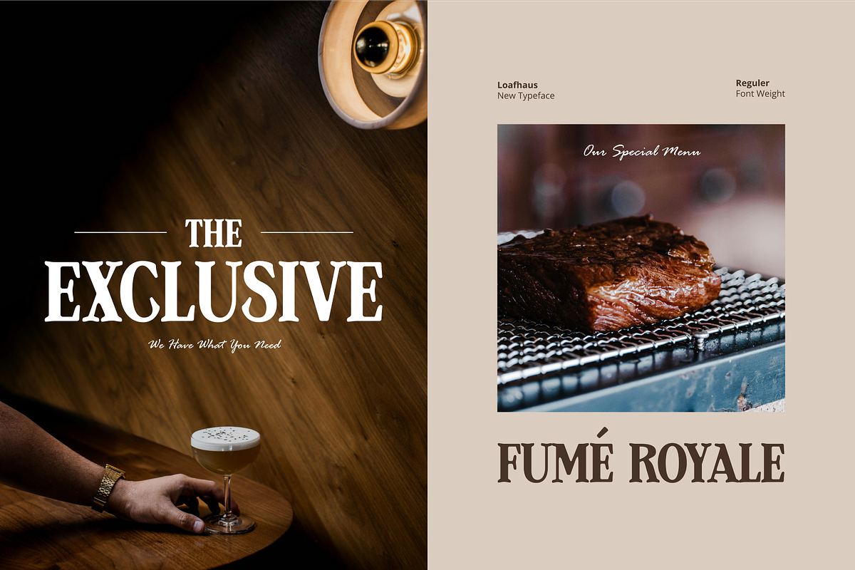 Loafhaus - Vintage Serif Display Fon, a Serif Font by Studio Moara (Photo 7 of 8)