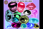 Procreate Halftone Photo Collage Set, a Brush Add-On by AlwaysBeColoring (Thumbnail 4 of 13)