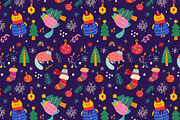 Merry Christmas, a Seasonal Illustration by MoleskoStudio (Thumbnail 14 of 28)