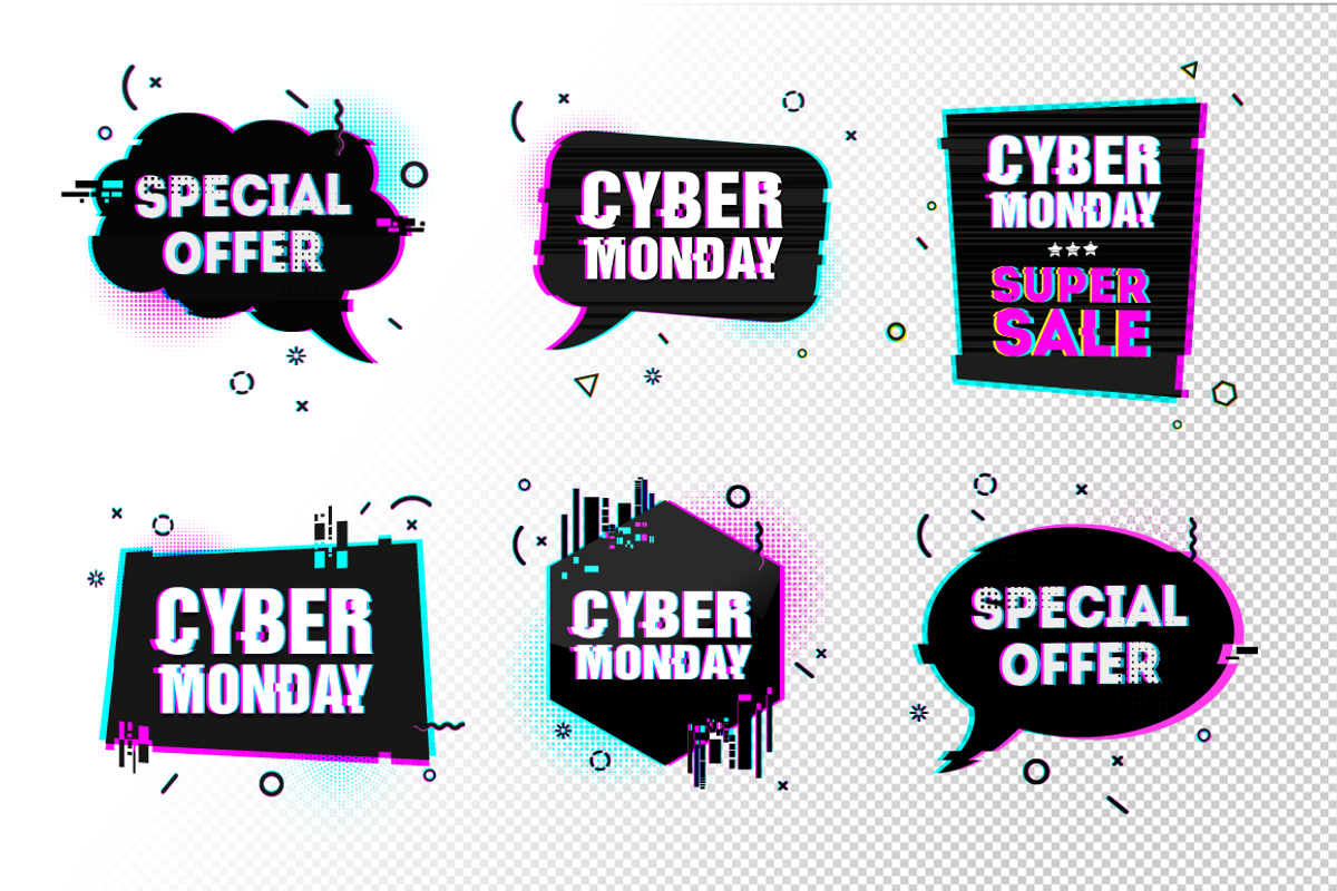 Set for Cyber Monday, a Background Graphic by Uniyok (Photo 3 of 5)