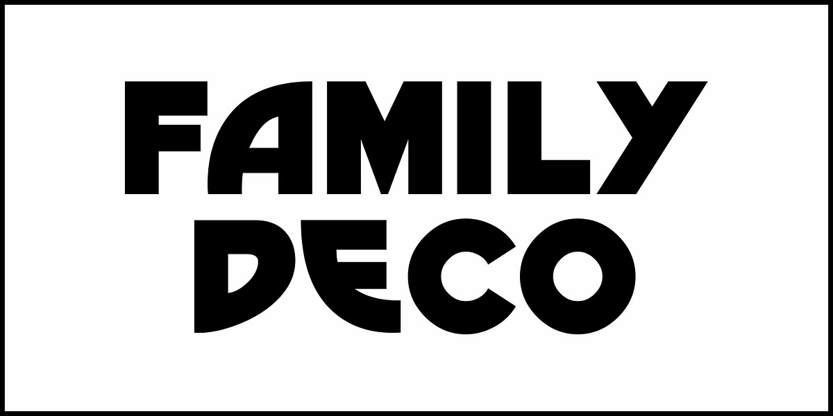 Family Deco JNL, a Sans Serif Font by Jeff Levine Fonts (Photo 2 of 5)