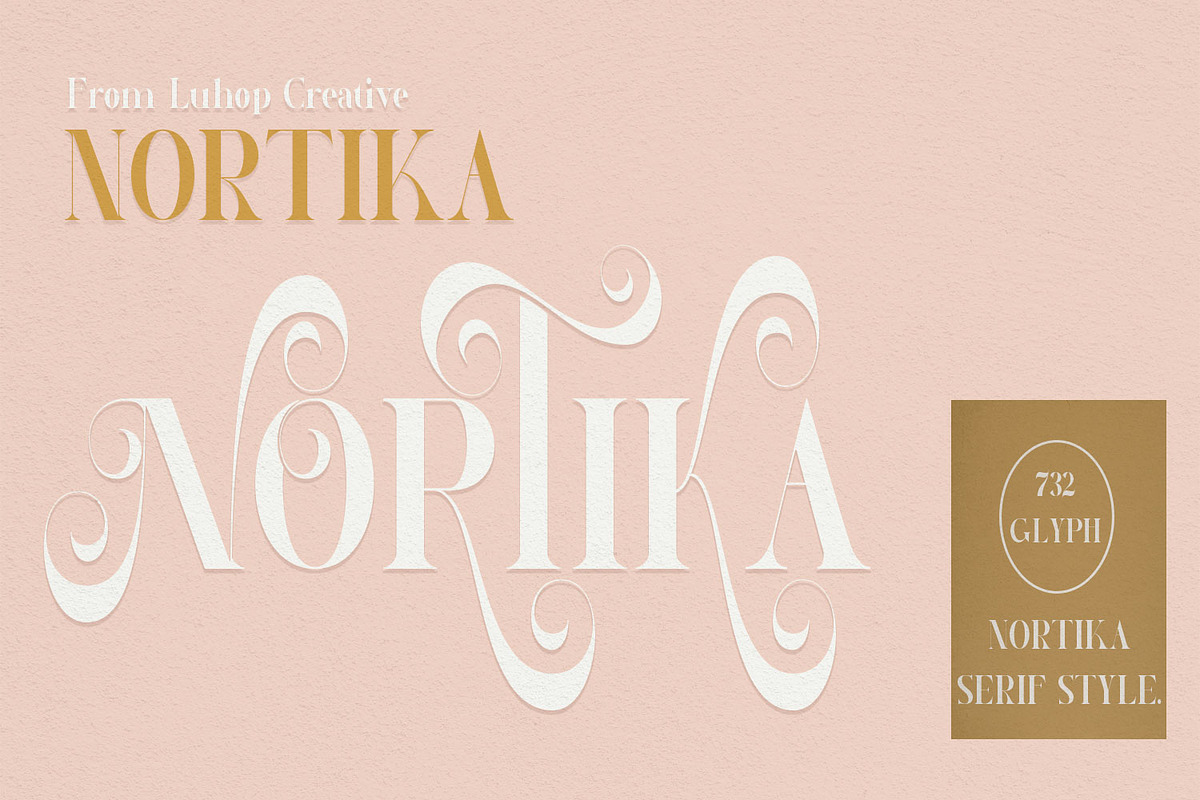 Nortika Serif Vintage Display, a Serif Font by LuhopCreative (Photo 11 of 13)