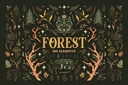 Forest Bundle, an Animal Illustration by Annie Konst (Thumbnail 1 of 23)