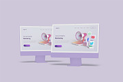 iMac Desktop Mockup Bundles, a Mac Mockup by Graphic Aesthetic (Thumbnail 19 of 22)