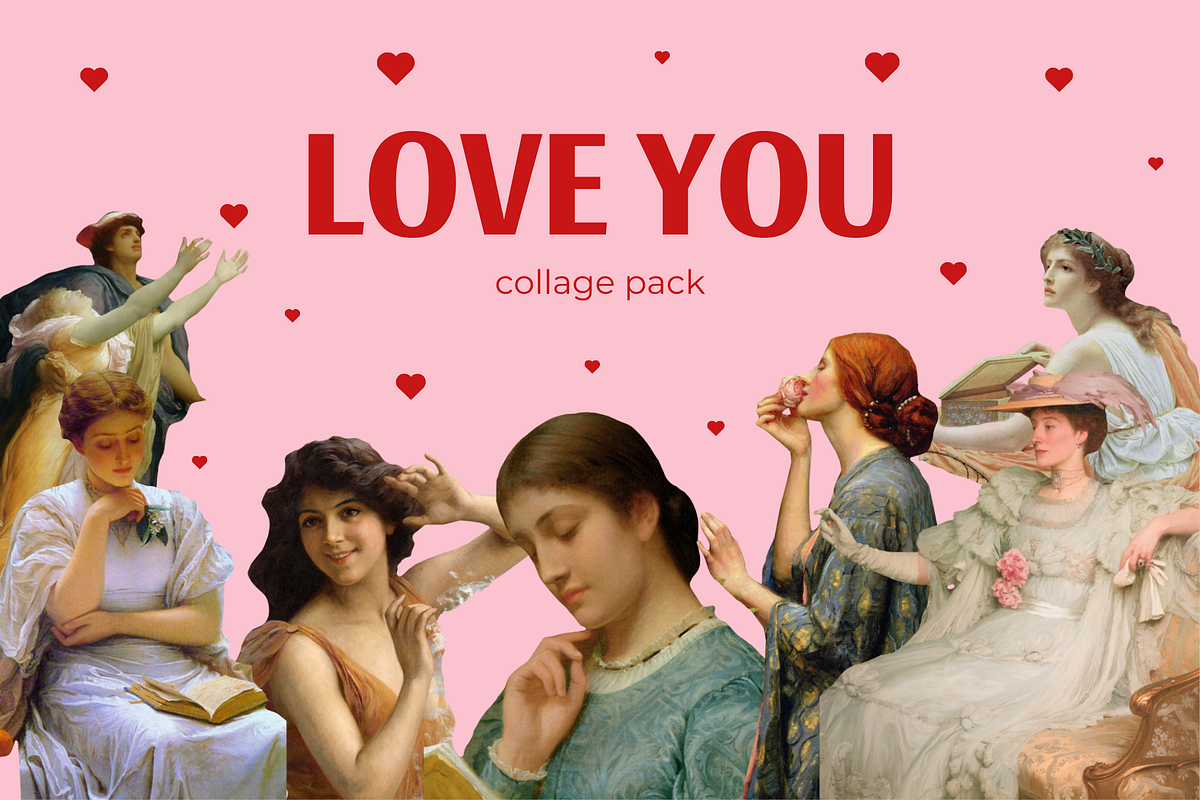 LOVE YOU - Collage Pack, an Object Graphic by Ann Creative (Photo 10 of 10)