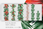Christmas Seamless Garlands, a Pattern Graphic by Marina Grau (Thumbnail 2 of 2)