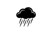 Rainfall Cloud Symbol Set, an Object Graphic by Designer_Momina (Thumbnail 3 of 5)