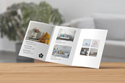 A5 Trifold Brochure Mockup, a Books & Magazine Mockup by graphicpages (Thumbnail 12 of 16)
