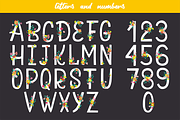 Floral Alphabet and Numbers, a Decorative Illustration by Anna Krestiannykova (Thumbnail 8 of 8)