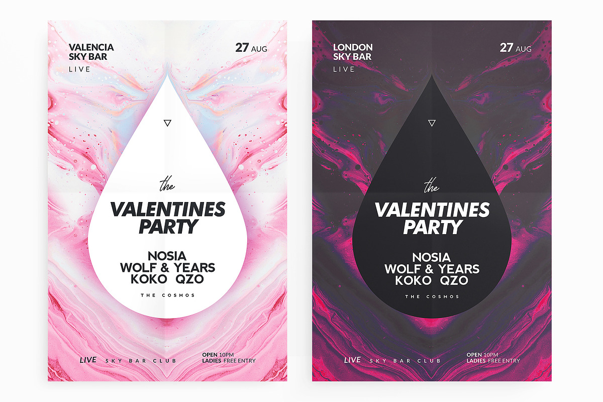 Valentines Flyer, a Flyer Template by Human Made (Photo 2 of 2)