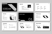 Minimal Fashion Brand Guidelines, a Presentation Template by Mighty-Slide (Thumbnail 2 of 4)