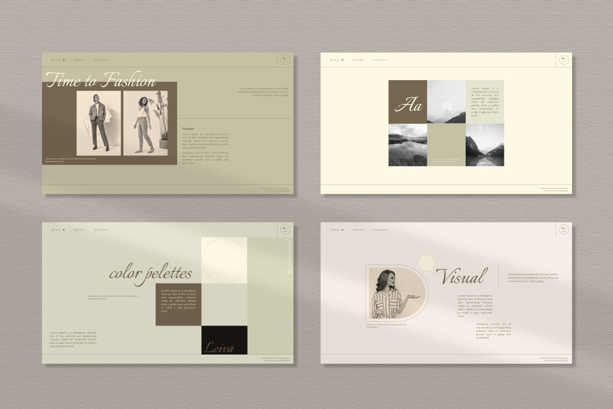 Leiva - Brand Guidelines, a Presentation Template by Secret Visual (Photo 5 of 8)